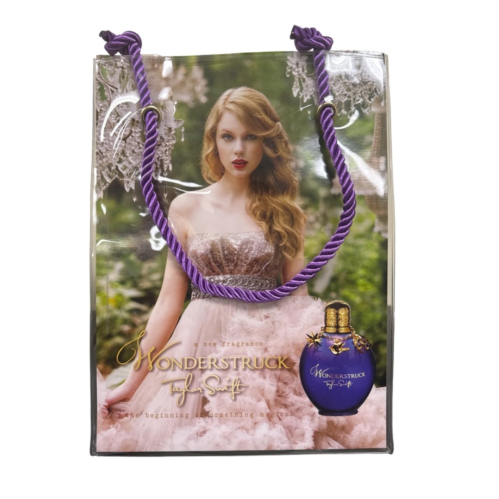 Taylor Swift Wonderstruck Clear Gift Bag With Poster Insert